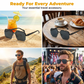 📢📢 50% OFF !! ⏰ Men’s Geometric Polygon Sunglasses – Sharp Angles, Sharper Vision 😎