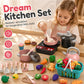 🏕️ LIMITED-TIME 50% OFF! ✨ Camping Themed Kids Pretend Kitchen Playset – Realistic, Interactive, Safe ✨