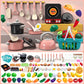 🏕️ LIMITED-TIME 50% OFF! ✨ Camping Themed Kids Pretend Kitchen Playset – Realistic, Interactive, Safe ✨