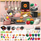 🏕️ LIMITED-TIME 50% OFF! ✨ Camping Themed Kids Pretend Kitchen Playset – Realistic, Interactive, Safe ✨
