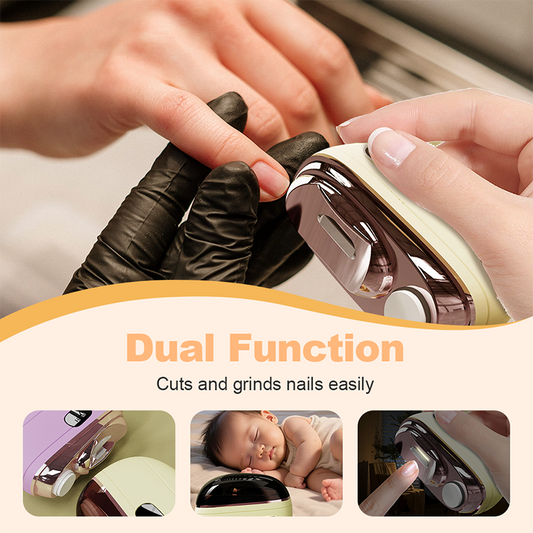 🎉 2026 Sale — Over 29,000 Sold! 💅 2-in-1 Electric Nail Clipper – Gentle Safe Grooming ✨