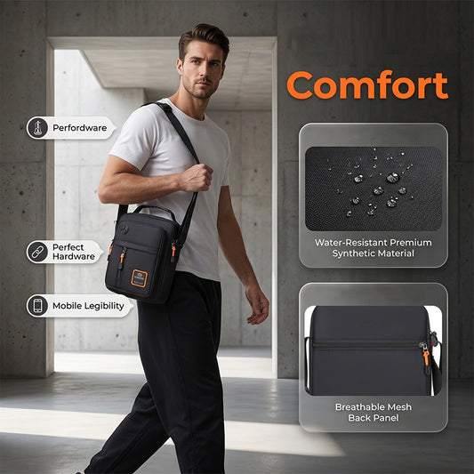 🎉 2026 Sale — Over 34,000 Sold! 📢 Men's Lightweight Oxford Crossbody Bag – Water-Resistant, Multi-Pocket, Perfect for Commuting! ✨