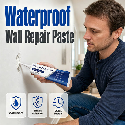 🧱 LIMITED-TIME 50% OFF 🛠️ Waterproof Wall Repair Paste — Fills Cracks & Chips, Smooth White Finish