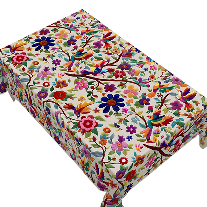 🎉 2026 SALE 50% OFF! 💞 Retro Floral Tablecloth – Bloom Where You Dine 🌸