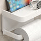🎉 2026 Sale — Over 26,400 Sold! 🧻 Wall-Mounted TP Holder + Shelf – No Drill, No Damage ✨