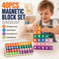 🎉 2026 Sale — Over 16,000 Sold! 🧲 Magnetic Alphabet & Number Cubes – 40 Pieces, 360° Snap-On Play – Learn Letters & Math Through Play! ✨