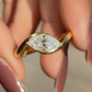 🎉 LIMITED TIME 50% OFF! 💍 Radiant Marquise Ring – Sleek Point, Soft Glow ✨