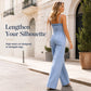 🎉 2026 Sale — Over 34,000 Sold! 👖 Spaghetti Strap Wide-Leg Denim Jumpsuit – High-Waist, Instantly Elongates Your Silhouette! ✨