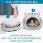 🎉 2026 Sale — Over 27,000 Sold! 🐾 Tent or Bed in Seconds – Your Cat's New Favorite Hideaway! 🏠
