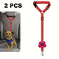 🎉 2026 Sale — Over 26,000 Sold! 🐕 2-in-1 Car Safety & Walk Leash – Headrest Mount, No Seatbelt Buckle Needed! 🚗