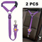 🎉 2026 Sale — Over 26,000 Sold! 🐕 2-in-1 Car Safety & Walk Leash – Headrest Mount, No Seatbelt Buckle Needed! 🚗