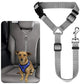 🎉 2026 Sale — Over 26,000 Sold! 🐕 2-in-1 Car Safety & Walk Leash – Headrest Mount, No Seatbelt Buckle Needed! 🚗