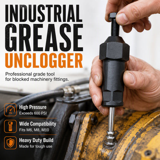 🔥HOT SALE 50% OFF! 🔧💪 Grease fitting clogged? This 600PSI cleaner blasts it clear in seconds. No more skipped grease jobs — just quick, clean, and done. ⚙️