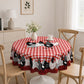 ⏰LIMITED-TIME 50% OFF! 🐓🍽️ Spills? Wipe 'em away. This farmhouse rooster tablecloth keeps your table safe and stylish — scalloped lace, waterproof coating, and that perfect rustic charm. A favorite for cozy kitchens everywhere! ✨