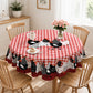 ⏰LIMITED-TIME 50% OFF! 🐓🍽️ Spills? Wipe 'em away. This farmhouse rooster tablecloth keeps your table safe and stylish — scalloped lace, waterproof coating, and that perfect rustic charm. A favorite for cozy kitchens everywhere! ✨