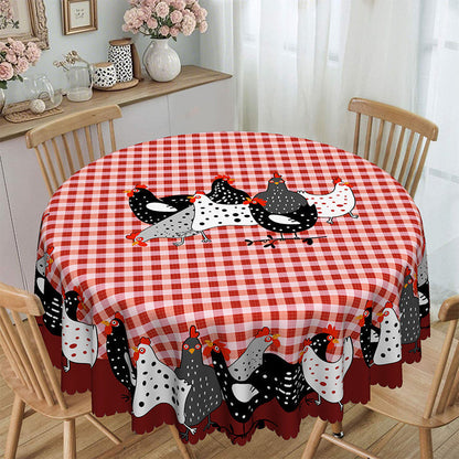⏰LIMITED-TIME 50% OFF! 🐓🍽️ Spills? Wipe 'em away. This farmhouse rooster tablecloth keeps your table safe and stylish — scalloped lace, waterproof coating, and that perfect rustic charm. A favorite for cozy kitchens everywhere! ✨