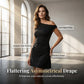 🎉 2026 Sale — Over 31,000 Sold! 💃 One-Shoulder Ruched Mini Dress – Flattering Side Ruched Contour for Any Cocktail Party! ✨