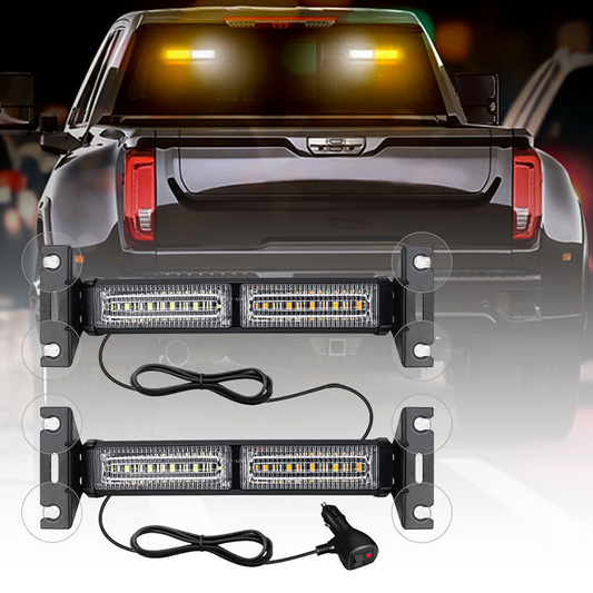🎉 2026 Sale — Over 11,000 Sold! 🚨 LED Strobe Light Bar – Cuts Through Fog & Rain, Suction-Cup Mount, 18 Flash Patterns – Stay Seen, Stay Safe! ✨