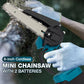 🎉 2026 Sale — Over 18,000 Sold! 🌳 6-Inch Cordless Mini Chainsaw – Cuts Branches in Seconds, 2 Batteries Included – Lightweight, Powerful, Safety Lock ⚡