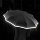 🎉 2026 Sale — Over 16,000 Sold! 🌙 Reflective Safety Strip Reverse Umbrella – Dry Entry, Night Visibility, Rainy Day Confidence! ✨