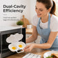 🎉 2026 Sale — Over 19,000 Sold! 🍳 Dual Cavity Microwave Egg Poacher – 2 Perfect Eggs in 3 Minutes – Oil-Free, Healthy & Mess-Free! 💫