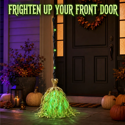 🎉 2026 Sale — Over 14,000 Sold! 🧙 This witch broom walks, laughs, and glows green — the ultimate Halloween prank for your porch. Trick-or-treaters won't know what hit them. 👻