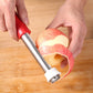 🔥HOT SALE 50% OFF! 🍎🔪 Stop wasting half your apple with a clumsy knife — this 2-in-1 corer & peeler removes cores and skins in one smooth motion. No waste, no cuts, just perfect fruit every time. ✨