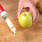 🔥HOT SALE 50% OFF! 🍎🔪 Stop wasting half your apple with a clumsy knife — this 2-in-1 corer & peeler removes cores and skins in one smooth motion. No waste, no cuts, just perfect fruit every time. ✨