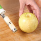 🔥HOT SALE 50% OFF! 🍎🔪 Stop wasting half your apple with a clumsy knife — this 2-in-1 corer & peeler removes cores and skins in one smooth motion. No waste, no cuts, just perfect fruit every time. ✨