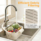 🎉 2026 Sale — Over 34,000 Sold! 🧺 Collapsible Faucet-Hanging Sink Strainer Basket – Wash, Drain & Store Sponges – Hands-Free, Compact Design! ✨