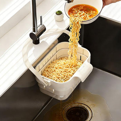 🎉 2026 Sale — Over 34,000 Sold! 🧺 Collapsible Faucet-Hanging Sink Strainer Basket – Wash, Drain & Store Sponges – Hands-Free, Compact Design! ✨