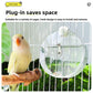 🎉 2026 Sale — Over 6,000 Sold! 🐦 Clear Hanging Bird Drinker – Touch-Activated Copper Nozzle, 250ml Capacity – Fresh Water at a Glance! ✨