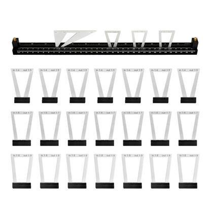 ⭐DON'T MISS 50% OFF!📐🪚Stop fighting with wobbly dovetails — this 28‑piece marker set gives you clean lines, tight joints, and pro results every time. 6 slopes, 4 angles, all in one kit. 🔨