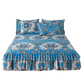 🎉 2026 Sale — Over 14,000 Sold! 🌸 Floral Ruffled Bed Skirt Set – Elegant Ruffles Hide Under-Bed Clutter, Vibrant Colors Stay Bright Wash After Wash! ✨
