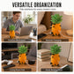 🎉 2026 Sale — Over 8,000 Sold! 🍍 Creative Pineapple Cable Organizer – Stackable 3D-Printed Hub, Tames Tangled Cables in Style! ✨
