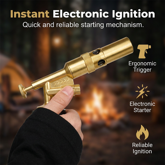 ⚡FLASH SALE 50% OFF! Heavy‑Duty Copper‑Zinc Butane Blowtorch for Grilling, Welding & Culinary Searing 🎁