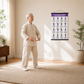 🎉 2026 Sale — Over 8,000 Sold! 🧘 Tai Chi Workout Poster for Seniors – 16 Illustrated Moves, Standing & Seated Options – Safe Daily Exercise at Home! ✨
