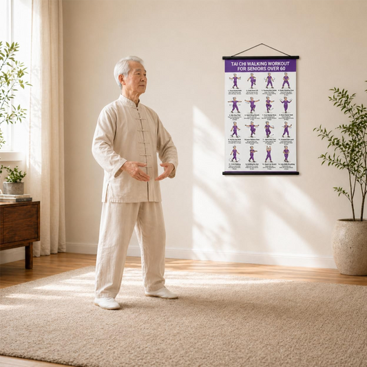 ⭐ DON'T MISS 50% OFF 🧘 Hang It & Follow — 16 Moves for Better Health