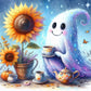 🎉 2026 Sale — Over 11,000 Sold! 👻 Halloween Cute Ghost Diamond Art Kit – HD Canvas & 5D Resin Crystals – Spooky Fun DIY Decor! ✨