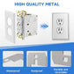 🎉 2026 Sale — Over 16,000 Sold! 🔌 Metal Wall Plate Spacer – Fix Uneven Outlet Boxes, Flush-Mount Fit, Professional Finish! ✨