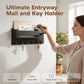 🎉 2026 Sale — Over 8,000 Sold! 🏠 Wall-Mounted Mail & Key Holder – Mail Basket, Display Shelf & Heavy-Duty Hooks – Organized Entryway! ✨