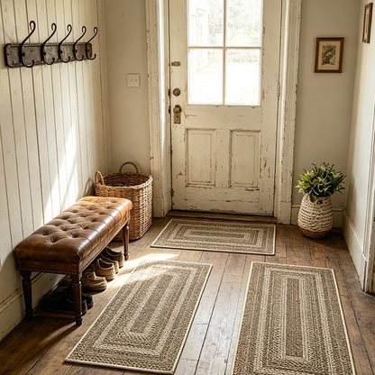 🎉 2026 Sale — Over 19,000 Sold! 🏠 Elegant Woven Runner Rug – Absorbs Spills, Non-Slip Grip, Soft Underfoot – Perfect for Kitchen & Hallways! ✨