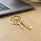 🔑 50% Off Now ✨ Stainless Steel Cross Keychain — "Drive Safe" Blessing 🚗