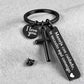 🔑 50% Off Now ✨ Stainless Steel Cross Keychain — "Drive Safe" Blessing 🚗