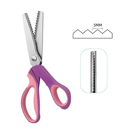 🔥 2026 Sale — Over 23,100 Sold! 🧵 Stop fraying edges for good — these pinking shears cut clean zigzags through fabric, paper, and leather. Ergonomic handles, rust-proof steel, and a professional finish every time. ⚡