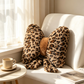 🎉 2026 Sale — Over 18,000 Sold! 🐆 Leopard print + bowknot + faux rabbit fur — this pillow isn't just cute, it's actual lower back support. Style and comfort, finally in one place. 🎀