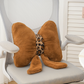 🎉 2026 Sale — Over 18,000 Sold! 🐆 Leopard print + bowknot + faux rabbit fur — this pillow isn't just cute, it's actual lower back support. Style and comfort, finally in one place. 🎀
