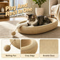 🎉 2026 Sale — Over 21,000 Sold! 🐱 Wear-Resistant Sisal Cat Scratcher Bed – Scratch, Sleep & Play – Roomy Oval Shape + Cat Toy Included – Save Your Sofa! ✨