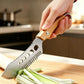 🎉 2026 Sale — Over 16,000 Sold! 🥬 Multi-functional Vegetable Shredder Knife – Comb Blade for Perfect Julienne, Fish Scaler & Herb Stripper – One Knife, Three Jobs! ✨