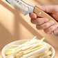 🎉 2026 Sale — Over 16,000 Sold! 🥬 Multi-functional Vegetable Shredder Knife – Comb Blade for Perfect Julienne, Fish Scaler & Herb Stripper – One Knife, Three Jobs! ✨